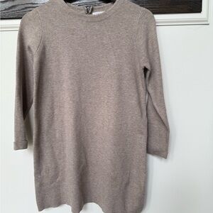 Zara Kids Cozy Tan Sweater Dress